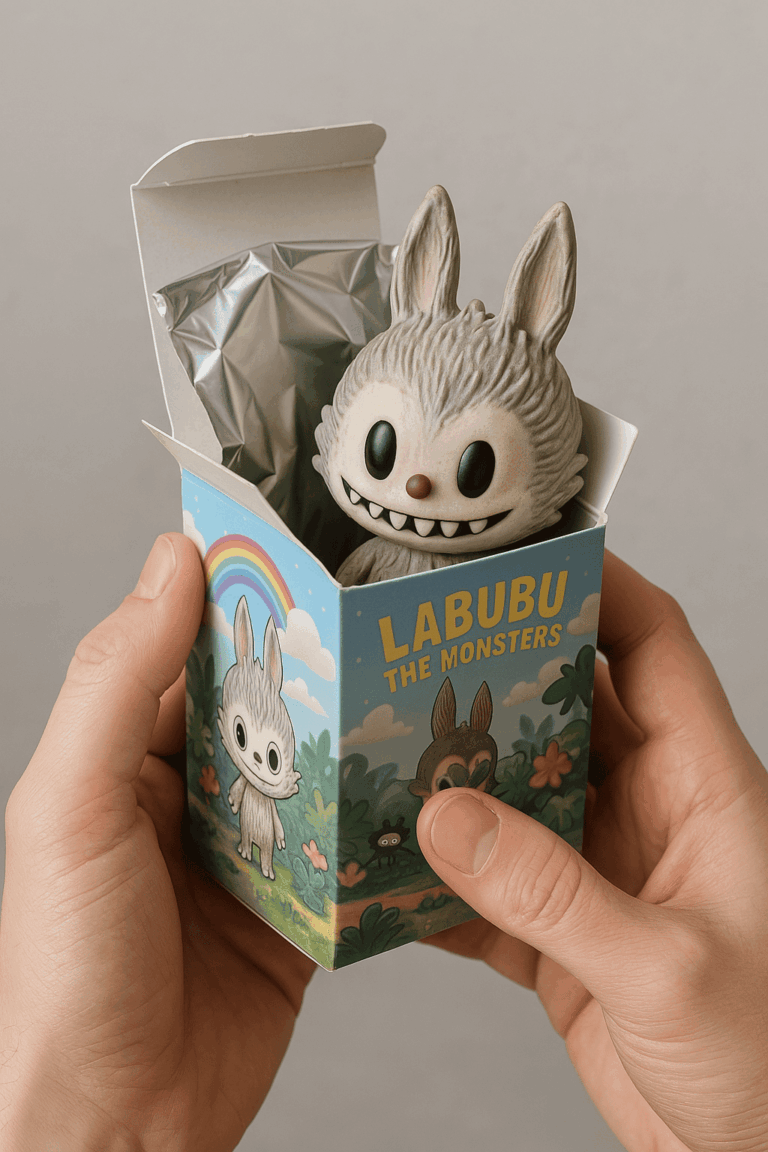 Unboxing des Labubu (KI-Bild | NewsMark #01)