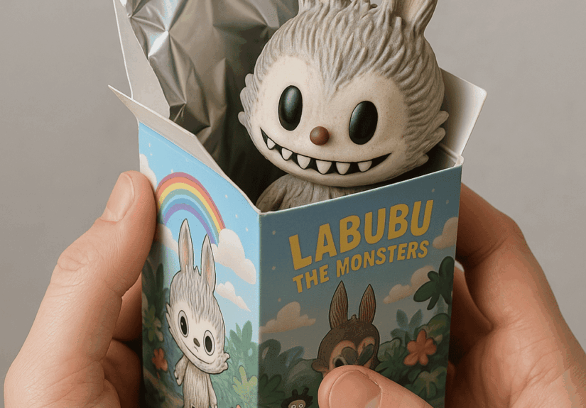 Unboxing des Labubu (KI-Bild | NewsMark #01)