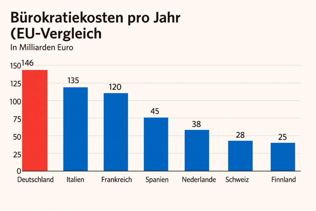 NewsMark 2 -25 Bürokratiekosten im EU-Vergleioch (KI)