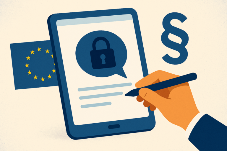 Wie die EU-Chatkontrolle auf die Freiheit wirkt (KI-Bild)