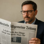 Kommt eine neue Zeitung? (Foto mit KI)