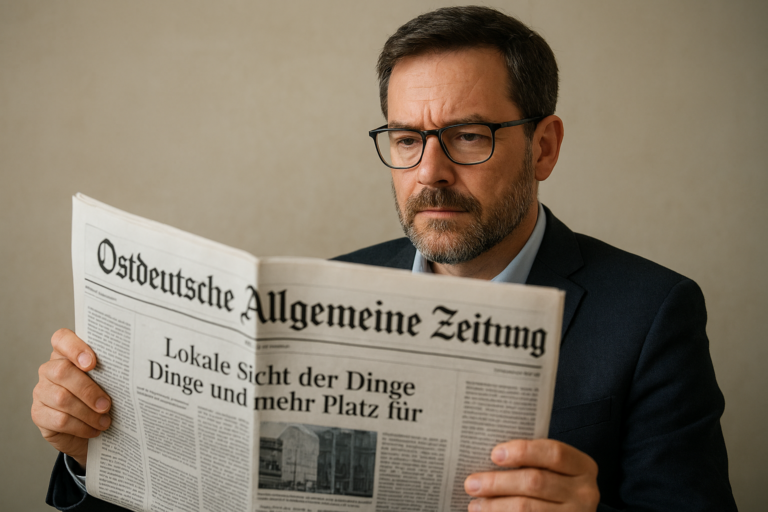 Kommt eine neue Zeitung? (Foto mit KI)