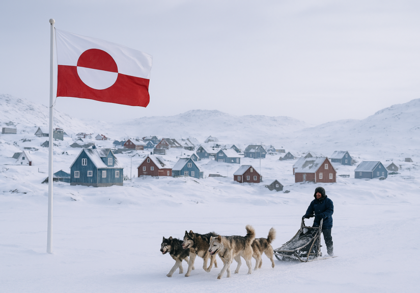 Grönland als Spielball der Sicherheitspolitik (KI-Bild für Newsmark)