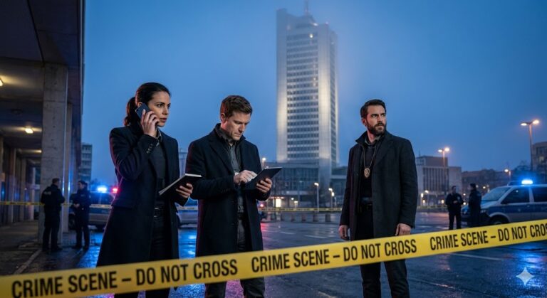 Krimi-Stopp in Leipzig - keine neuen Tatort- und Polizeiruf 110 Episoden vom MDR (KI-Bild)