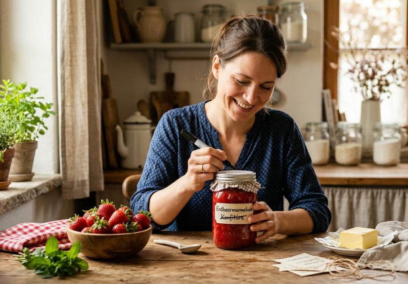 Konfitüre ist wieder Marmelade (KI-Bild)