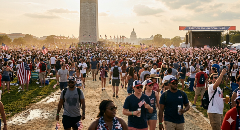 Freedom 250 - Ein Festival zum 250. Geburtstag der USA wird künstlerfrei (KI-Bild)
