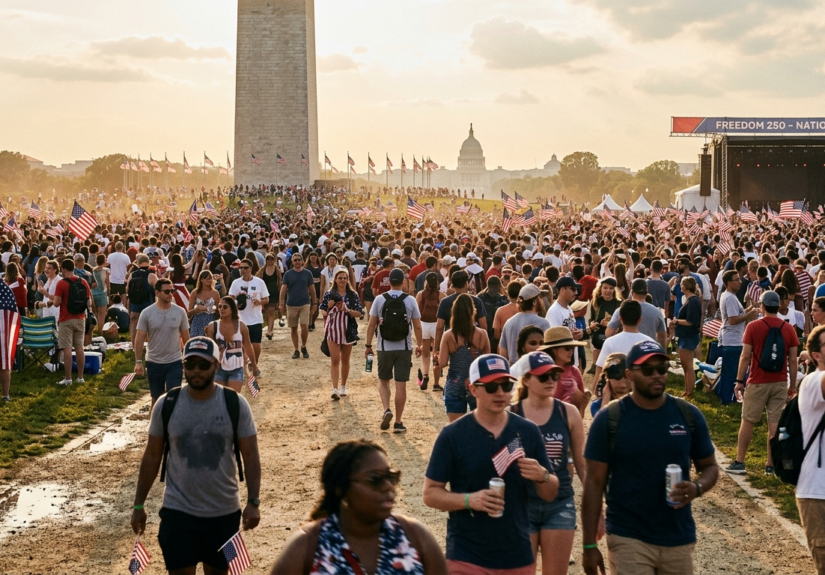 Freedom 250 - Ein Festival zum 250. Geburtstag der USA wird künstlerfrei (KI-Bild)