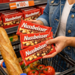 Nussbeisser im MIGROS Market (KI-Bild)