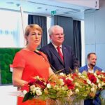 Ansprache von I.E. Isabelle Berro-Amadeï (Außenministerin von Monaco), S.E. Lorenzo Ravano (Botschafter von Monaco), (Foto: C. Grosse)