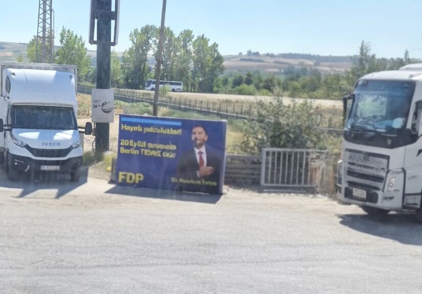 FDP-Wahlwerbung in der Türkei (Foto: J. Wachsmuth / KI)