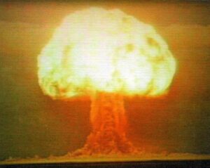 Oberirdische Atomexplosion in Semipalatinsk (Foto: Gov.kz - Embassy of the Republic of Kazakhstan in the Hellenic Republic)