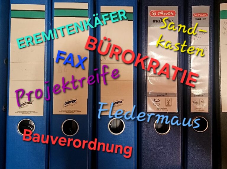 Amtsstube schlägt Fortschritt: (Foto: C. Grosse)