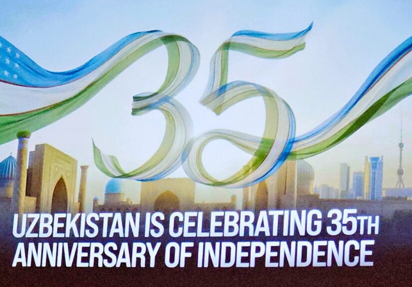 35 Jahre Unabhängigkeit der Republik Usbekistan (Foto: C. Grosse)