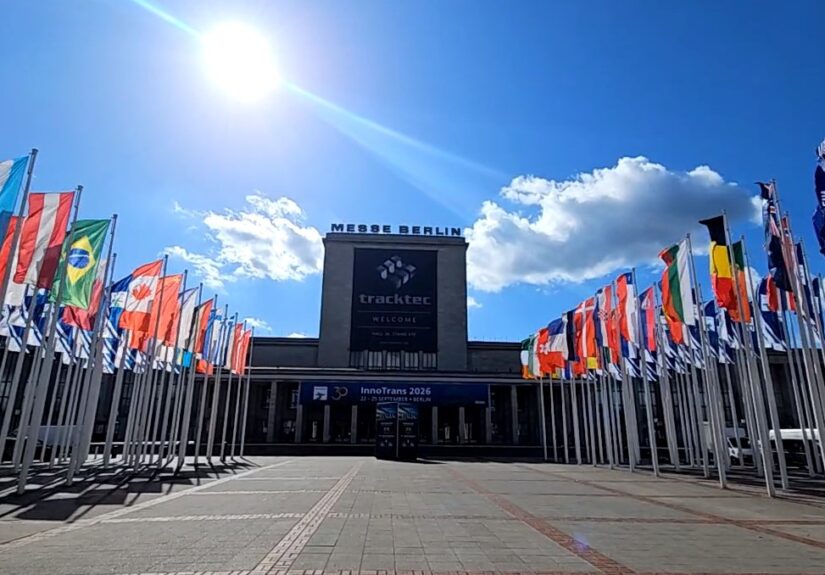 Haupteingang Messegelände Berlin zur InnoTrans 2026 (Foto: C. Grosse)