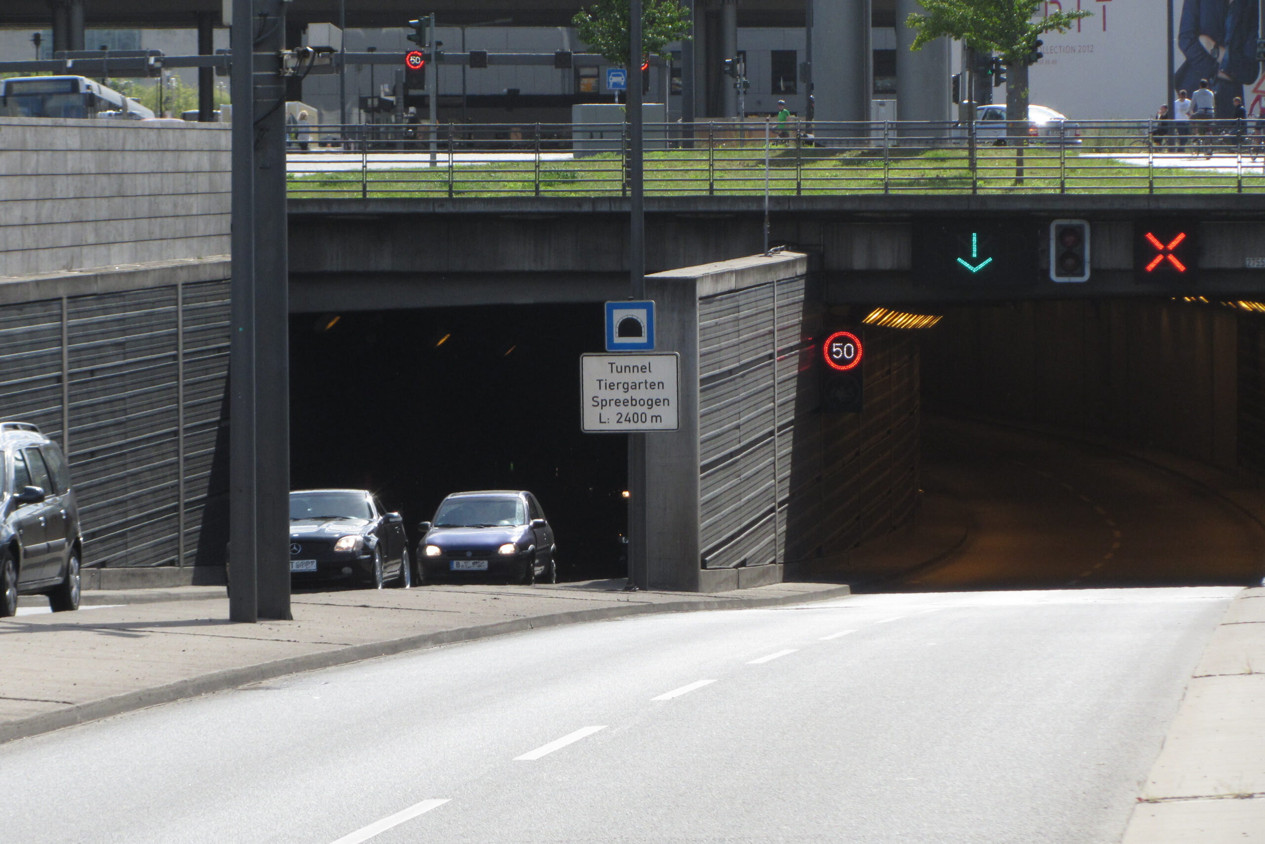 Nordportal des Berliner Tiergartentunnel (Foto: L. Willms)