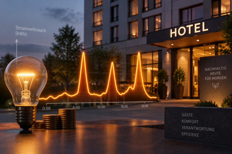 Energiespitzen - Hotels müssen ihren Stromverbrauch neu denken (KI-Bild)