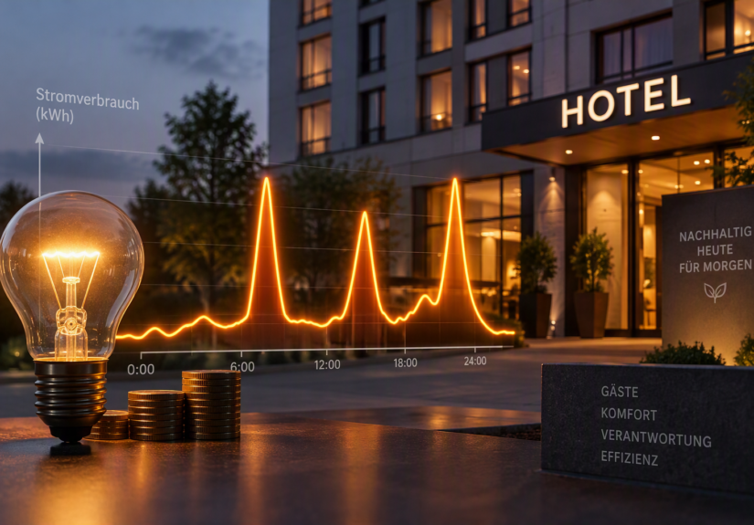 Energiespitzen - Hotels müssen ihren Stromverbrauch neu denken (KI-Bild)