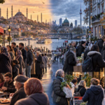 Halk-Ekmek vs Kiez-Kantine - Eine Brücke von Istanbul nach Berlin (KI-Bild)
