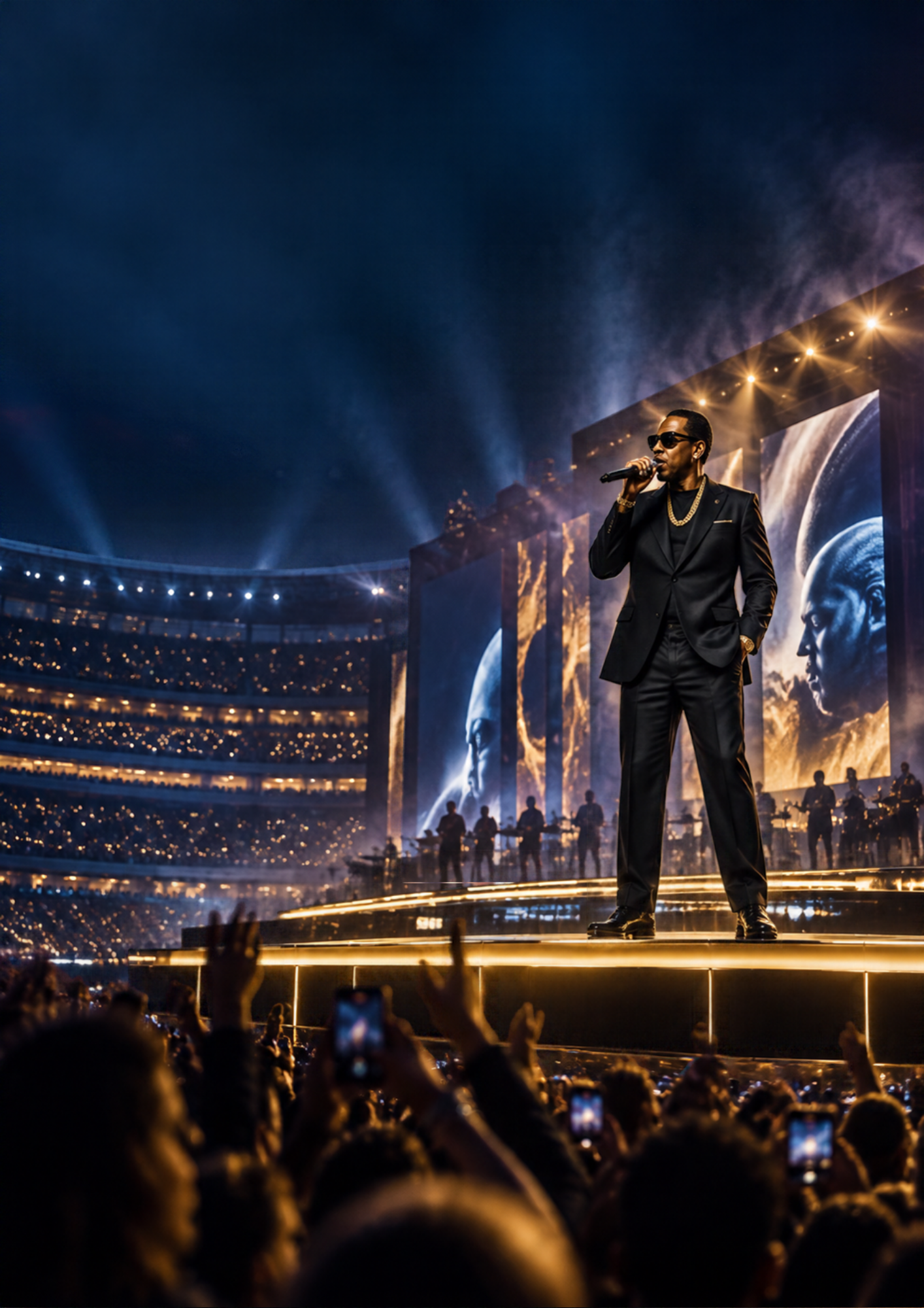 Beim Super-Bowl 2027 ist Jay-Z im Rampenlicht (KI-Bild)