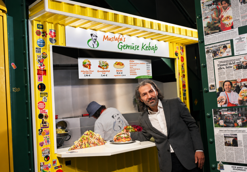 Mustafa’s Gemüse-Kebab am Kiosk (Foto: Madame Tussauds)