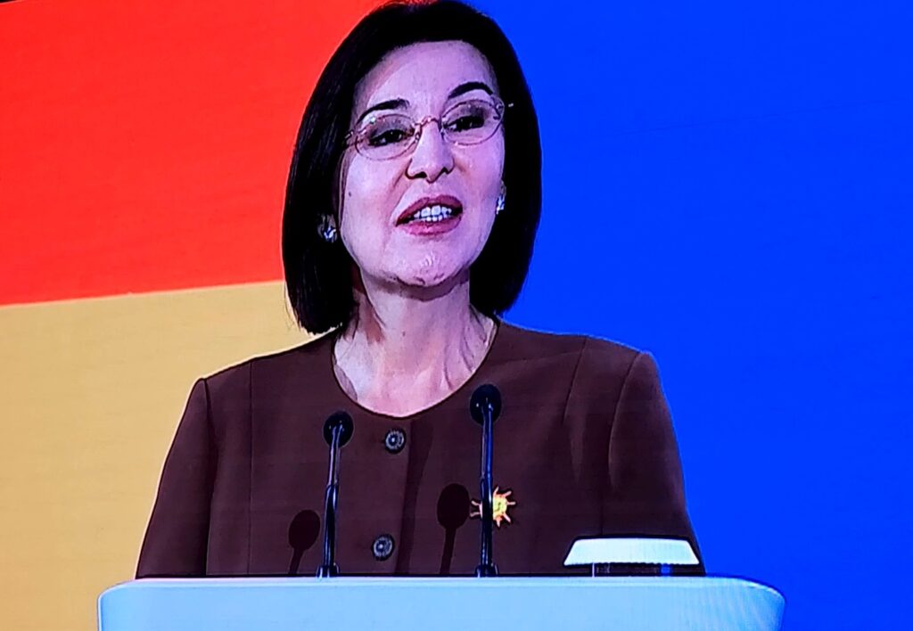Usbekische First Lady und Vorsitzende der „Zamin“-Stiftung, Ziroat Mirziyoyeva (Foto: C. Grosse)